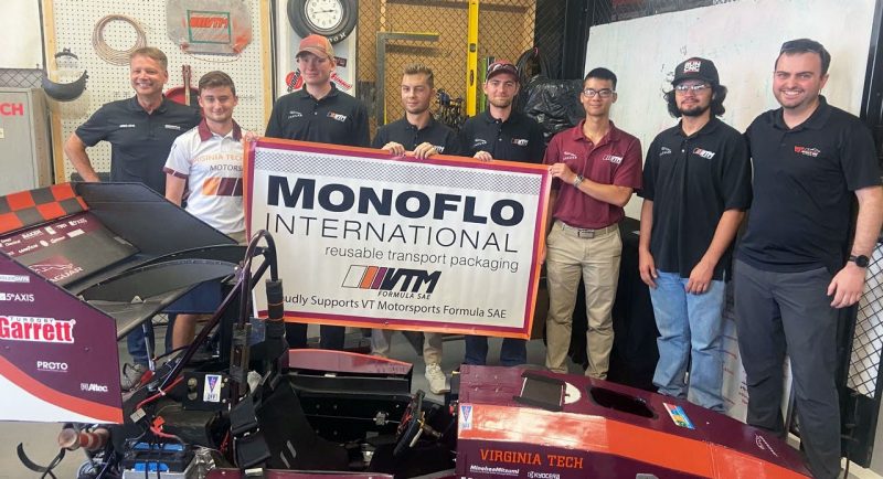 Monoflo and Virginia Tech Motorsports Team