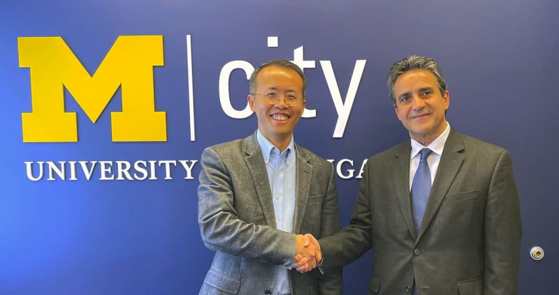 Henry Liu, Director of  CCAT, and Azim Eskandarian