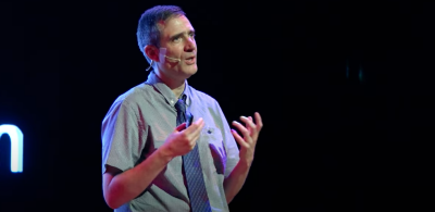 Rolf Mueller presents a TEDx talk at Universiti Brunei Darussalam