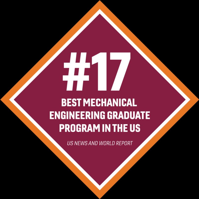Number 17 Mechanical Engineering Grad Program in the U.S.