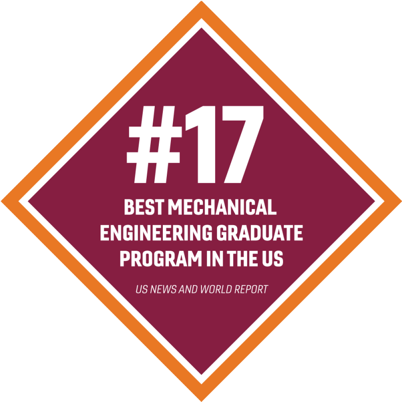 #17-ranked ME Graduate Program in the US according to US News and World Report